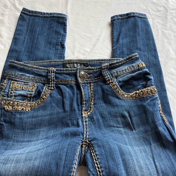 Cello Capri Jeans Blue Size 4 - Picture 1 of 8